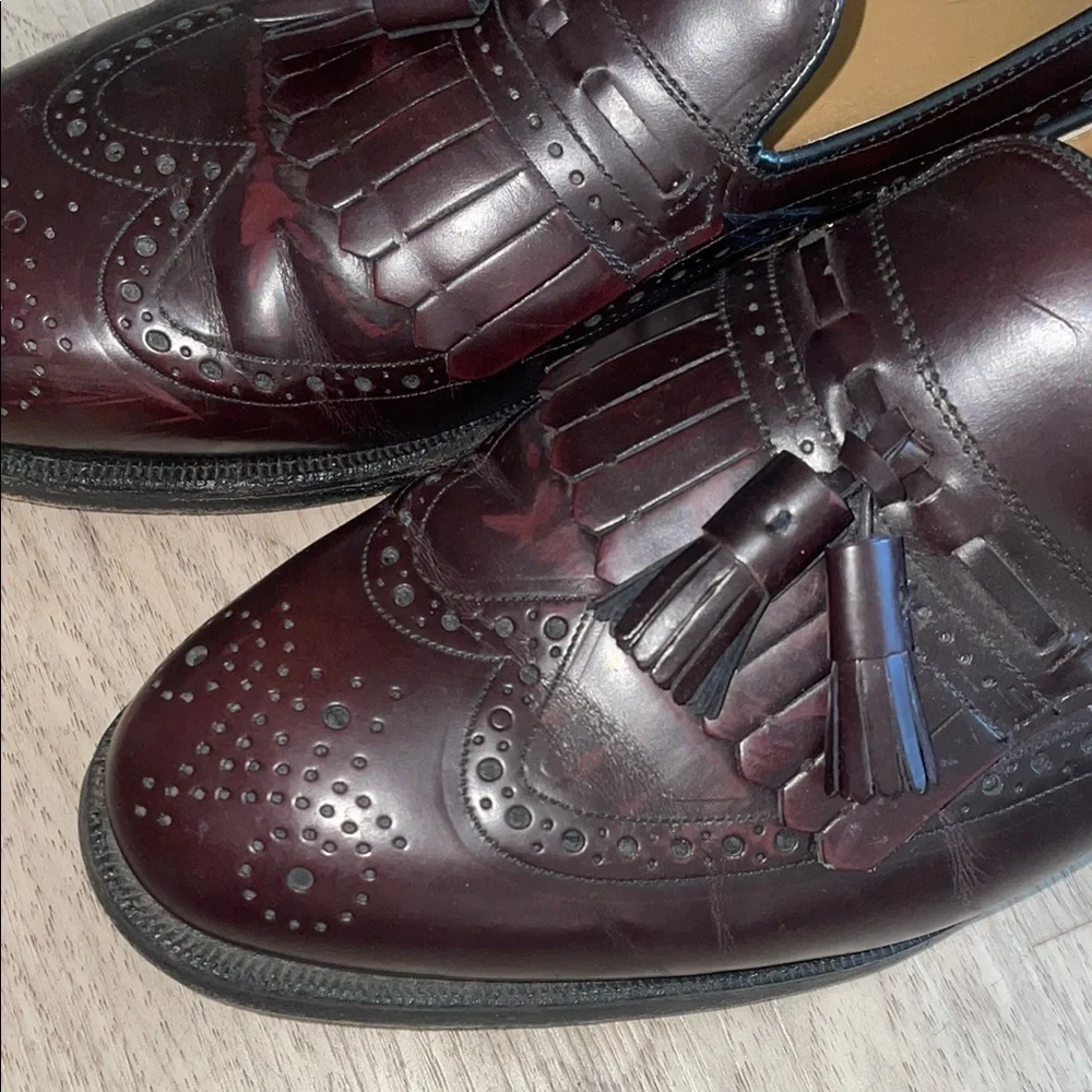 Johnston and Murphys Men's plum brown Loafers size 10